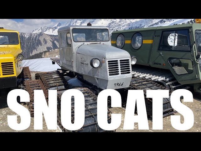 VINTAGE SNOW CATS AND PISTE BASHERS - COURCHEVEL VLOG S5E13