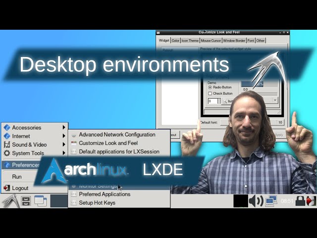 LXDE: Desktop Environments on Arch Linux Ep. 9