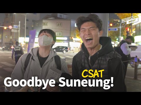 Students' reaction after taking 2023 Suneung (CSAT)