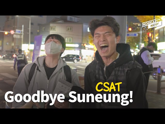 Students' reaction after taking 2023 Suneung (CSAT)