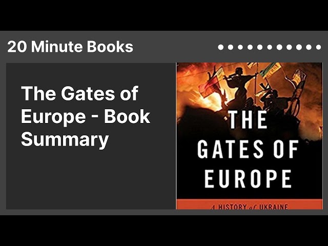 The Gates of Europe - Book Summary