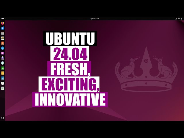 A Quick Look At Ubuntu 2404 LTS Noble Numbat