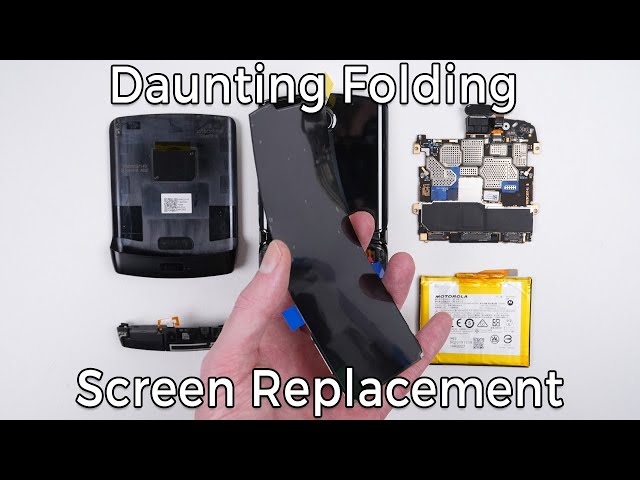 Motorola Razr Folding Display Replacement - This Phone Got A 1/10 Repairability Score