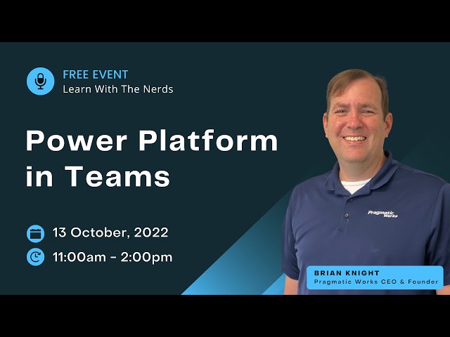 Power Apps and Power Automate in Microsoft Teams [Full Course]