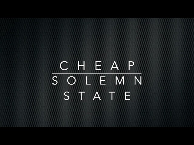Solemn State - Cheap