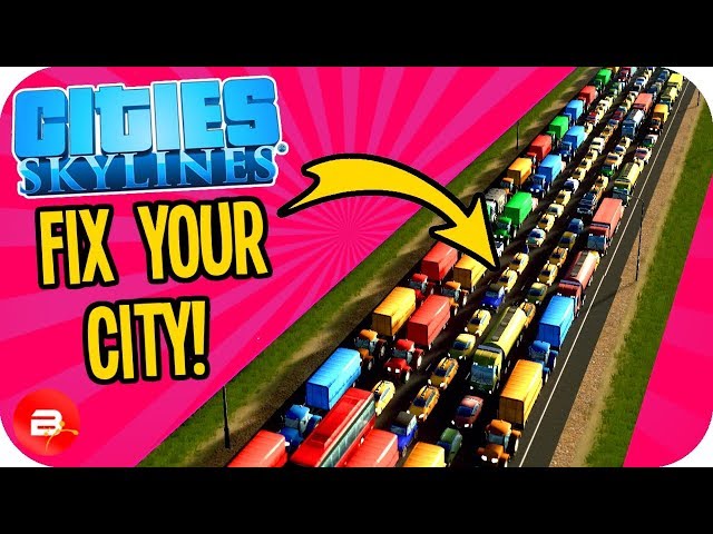 Want Perfect 100% Traffic Flow? Watch This! - FIX IT Cities: Skylines