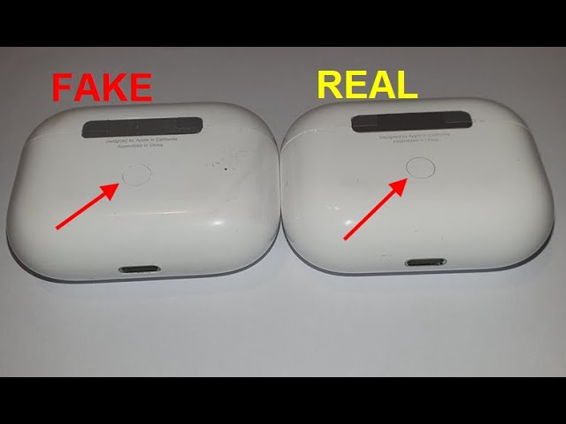 Airpods pro real vs fake. How to spot counterfeit / clone Apple air pods