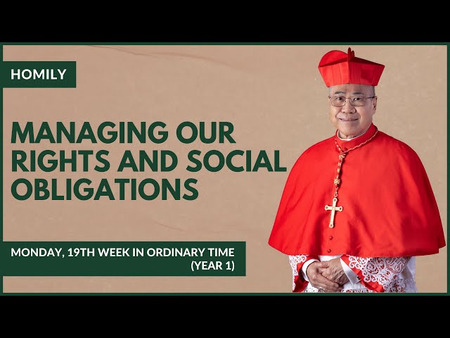 Managing Our Rights And Social Obligations - William Cardinal Goh (Homily - 14 Aug 2023)