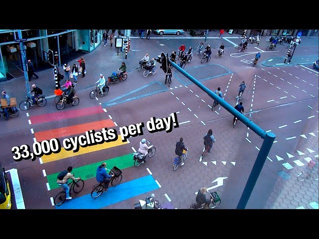 Utrecht’s Vredenburg is the busiest cycle path in all of the Netherlands