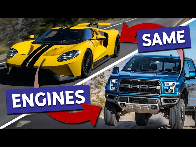 9 Cars You'll Never Guess Shared Engines!!