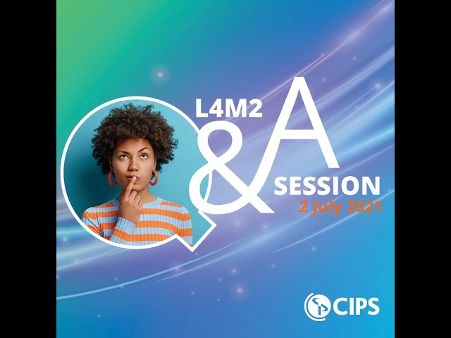 CIPS exam support level 4 | L4M2