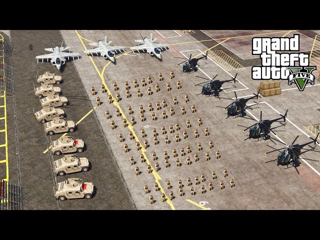 GTA 5 - Military ARMY Patrol #57 - SAVING LOS SANTOS! (Finale)