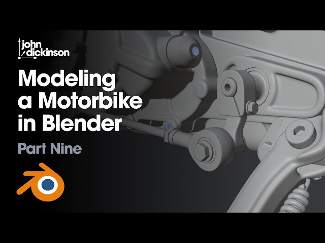 Modeling a Motorbike in Blender - Part 09
