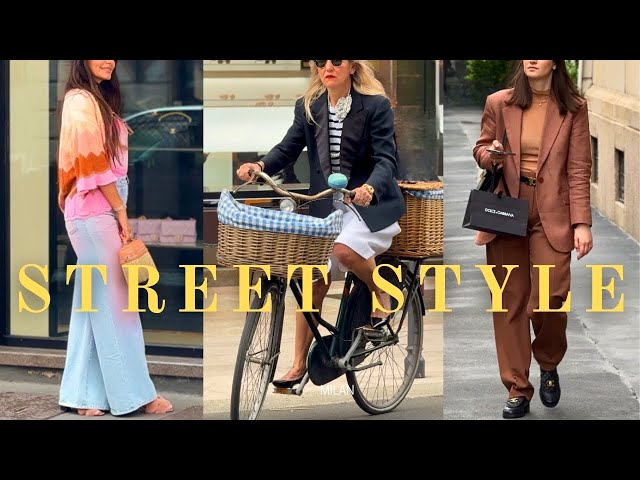 Italian Street Style 2024•Chic & Fabulous•Spring Outfit Inspiration•Elevate Your Style