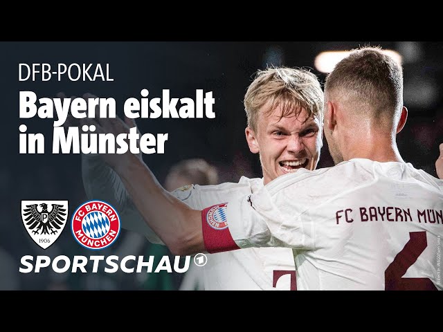 Preußen Münster ‒ FC Bayern München Highlights, DFB-Pokal 1. Runde | Sportschau