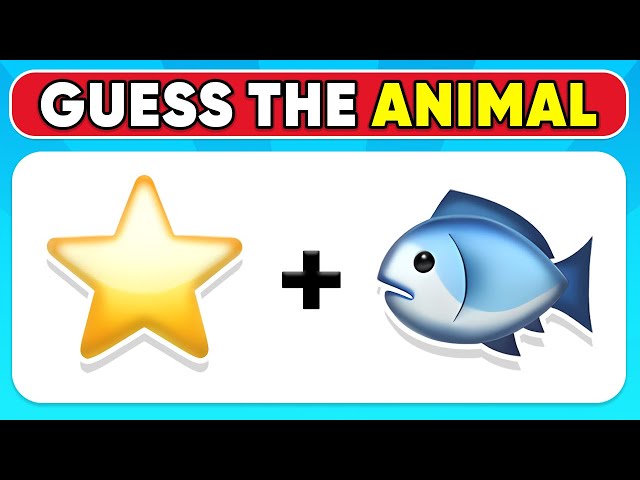 Guess The Animal By Emoji | Animal Emoji Quiz