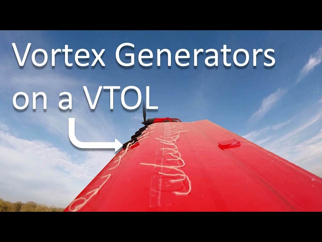 Vortex Generators on a VTOL