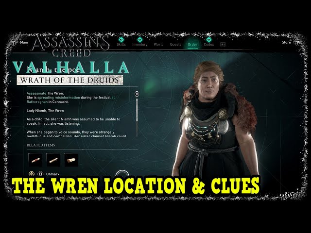 The Wren Location in Wrath of the Druids (AC Valhalla The Wren Location & Clue)