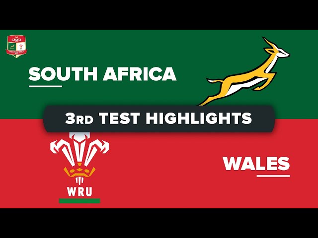 July Internationals | South Africa v Wales - Third Test Highlights