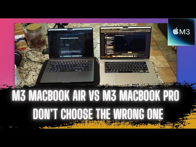 M3 Macbook Air vs M3 Macbook Pro - Impressions from Apple's M3 MBA Announcement