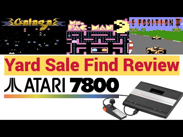 I Found an Atari 7800 with Lots of Games Lets Review It