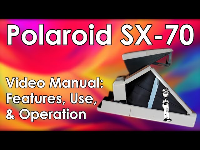 Polaroid SX-70 Instant Camera Manual: Load Film, Battery, & Take a Photo