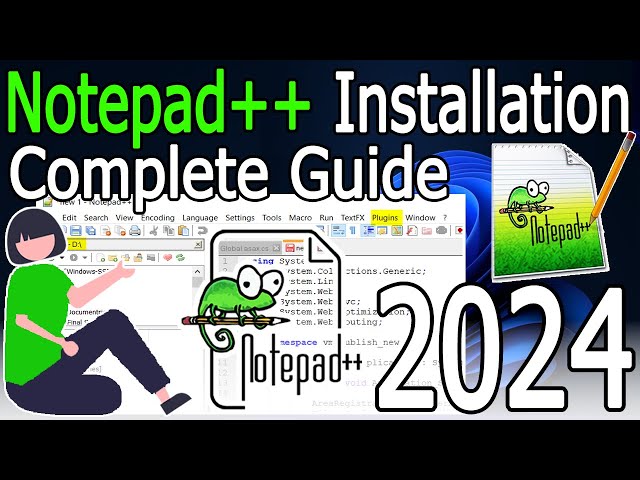 How to install Notepad++ on Windows 10/11 [2024 Update] Demo Program