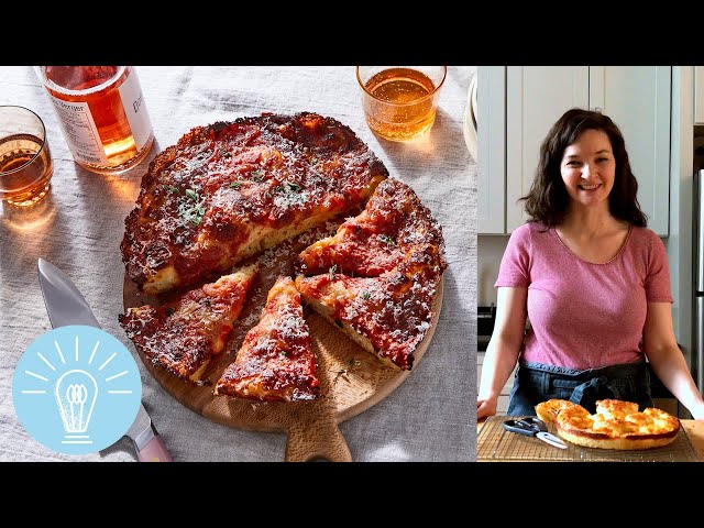 King Arthur Flour's Crispy Cheesy Pan Pizza | Genius Recipes