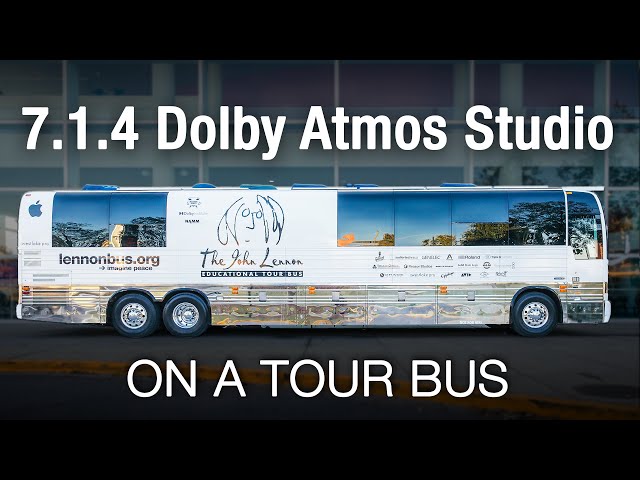 They Built a State of the Art 7.1.4 Dolby Atmos Studio on a Tour Bus