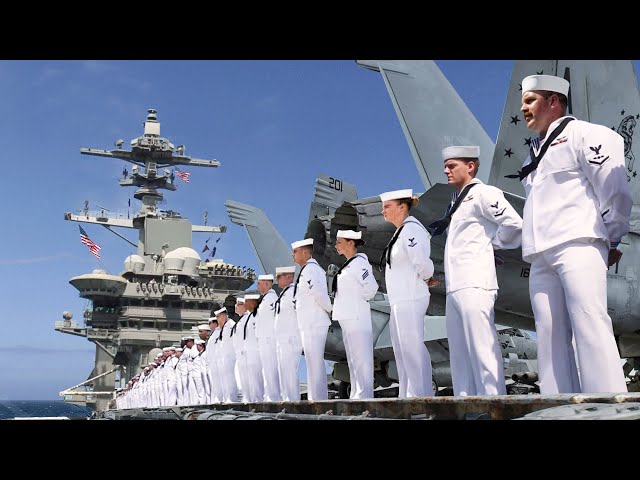 What Happens on US Billions $ Warship Leaving Home Port During Deployment