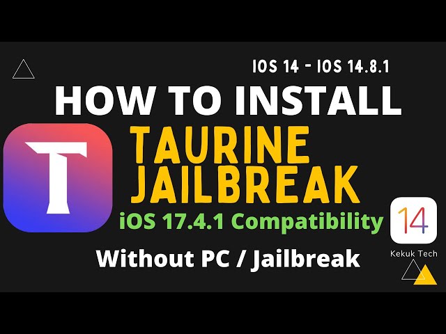 Taurine Jailbreak for iOS 17 - 17.4.1?? HOW TO INSTALL, COMPATIBILITY.