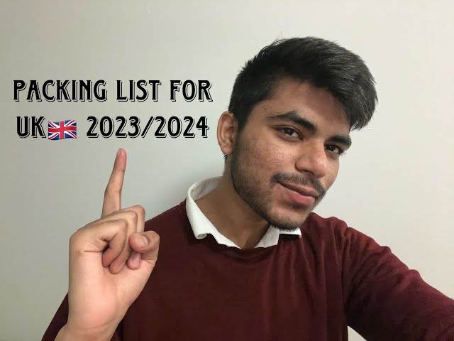 Things To Pack While Coming To Uk 🇬🇧. Packing List For International Students 🇬🇧 2023/2024