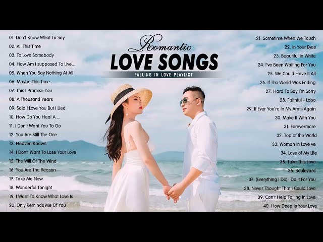Romantic Love Songs About Falling In Love ❤️ Oldies Love Songs 80s 90s❤️Love Songs Collection