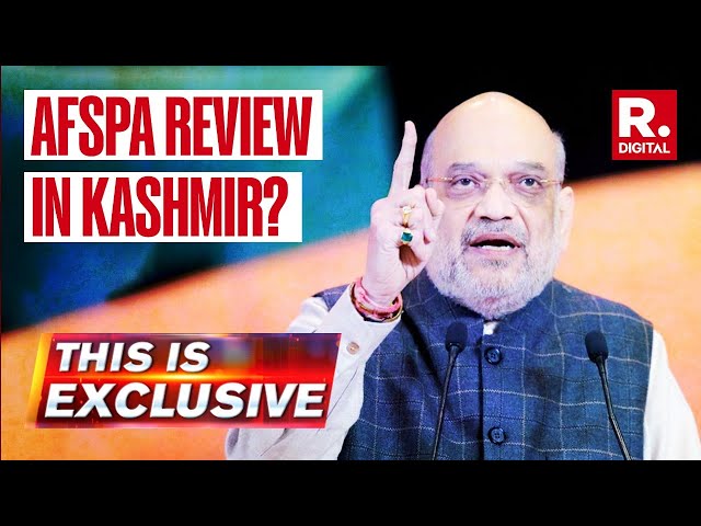 AFSPA To Be Revoked In Jammu & Kashmir? | All You Need To Know