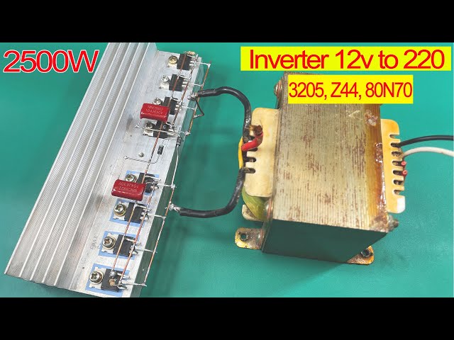Inverter 12v to 220, 2500W, Creative prodigy #167