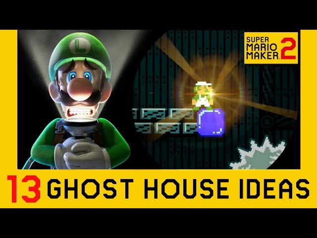 13 Ghost House Ideas | Halloween Special | Super Mario Maker 2
