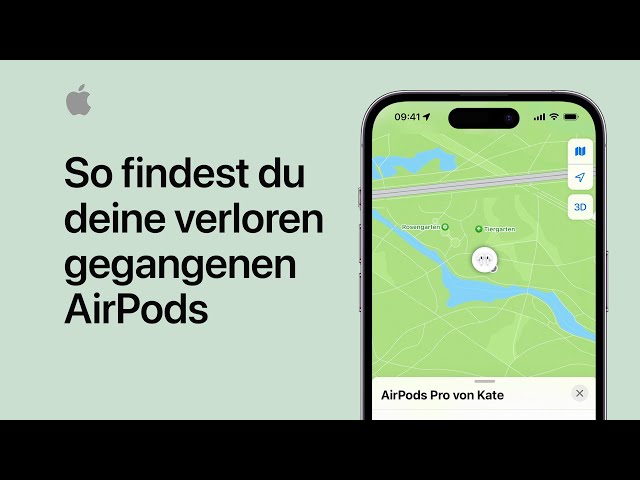 So findest du deine verloren gegangenen AirPods | Apple Support