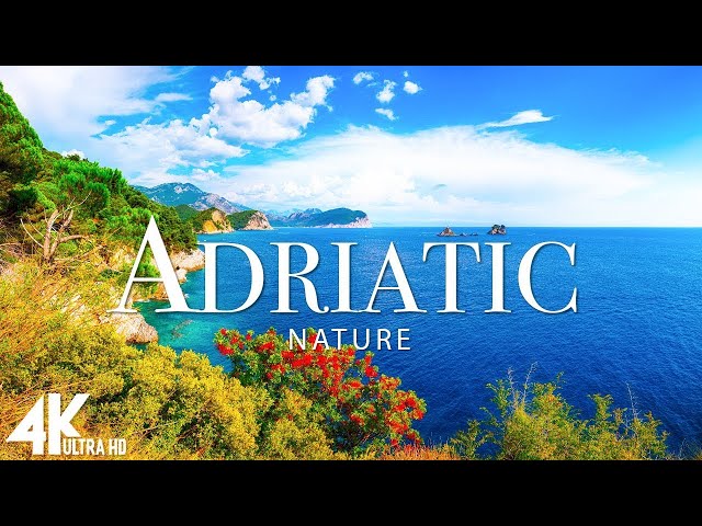 FLYING OVER ADRIATIC (4K UHD) - Canvas of Azure Nature