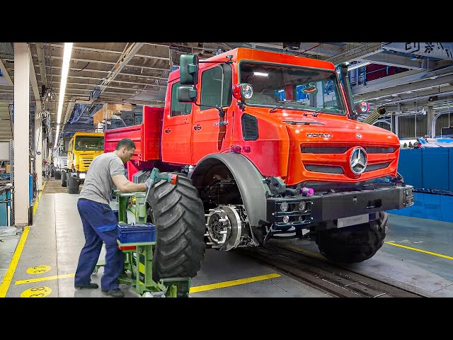 How Germany Builds its Bullet Proof Unimog Truck Inside Massive Factory - Production Line