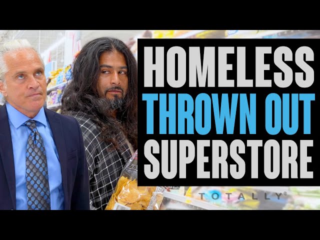 Homeless GuyThrown Out of Store.