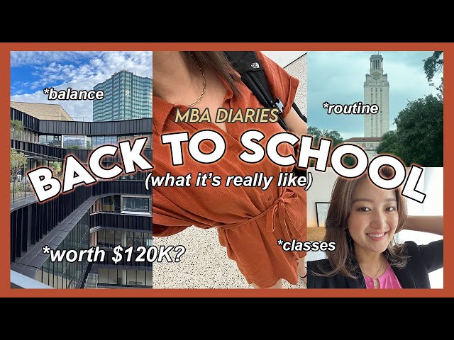 📚 A WEEK IN MY LIFE: MBA, UT Austin McCombs, Real Advices | Crystall Cho