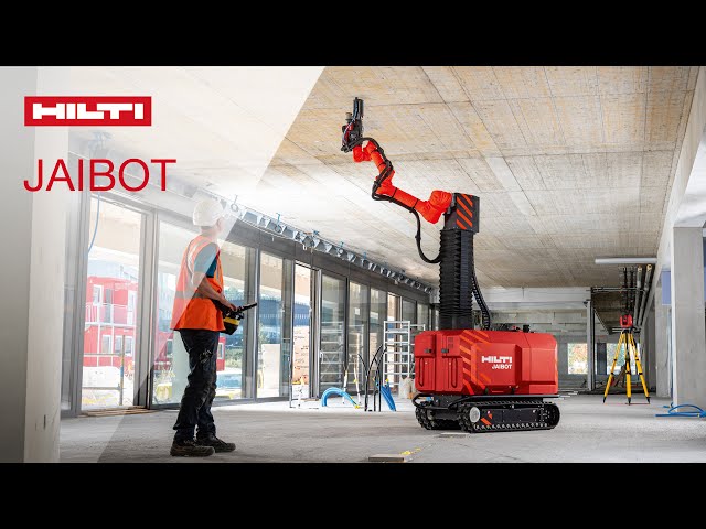 INTRODUCING a new construction robot Hilti JAIBOT for construction automation of overhead drilling
