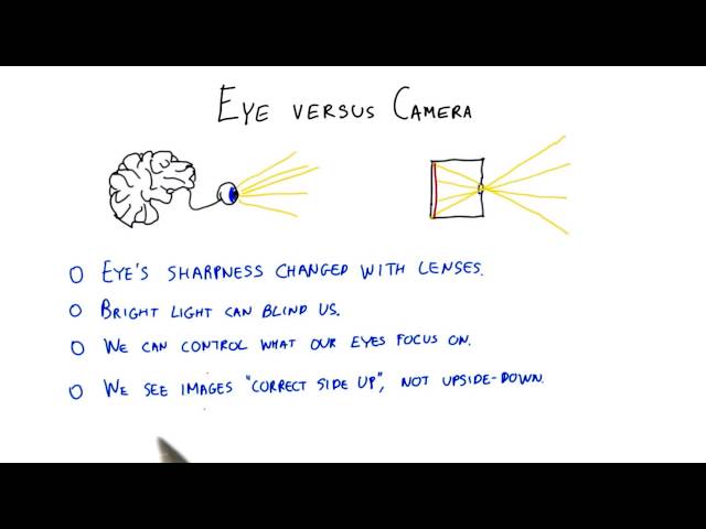Eye vs. Camera - Interactive 3D Graphics