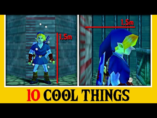 How tall are the main characters? - 10 Extra Cool Things About Zelda: Ocarina of Time (Part 14)