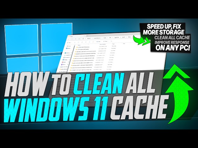 🔧 How to CLEAR All Cache in Windows 11 to Improve Performance & Speed Up ANY PC! (2024)