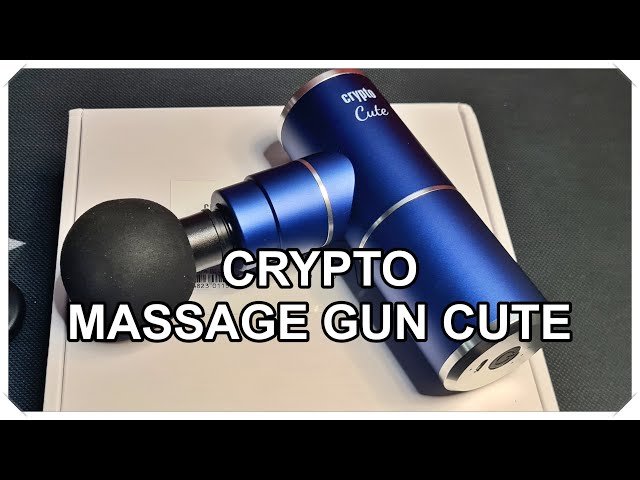 CRYPTO MASSAGE GUN CUTE - UNBOXING & TESTING