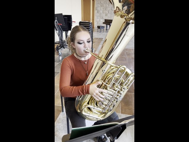 Tuba Christmas rehearsal video