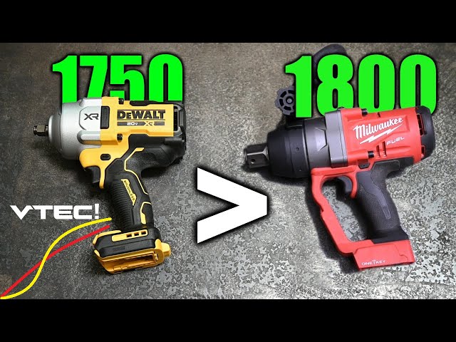DeWALT's New VTec Impact Wrench is Ridiculous