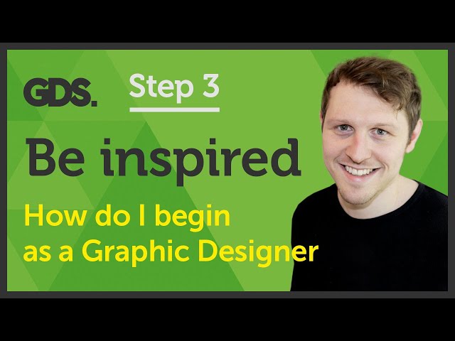 ‘Be inspired’ How do I begin as a Graphic Designer? Ep24/45 [Beginners Guide to Graphic Design]