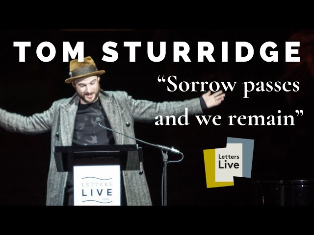 Tom Sturridge reads some of the best advice ever committed to paper